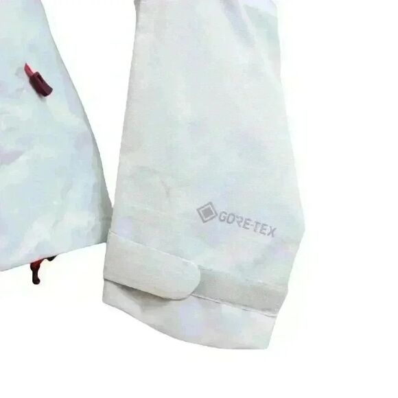 *RARE* REI Co-op White Gray Rainier Rain Jacket Zip Up Size XSmall - Picture 3 of 7